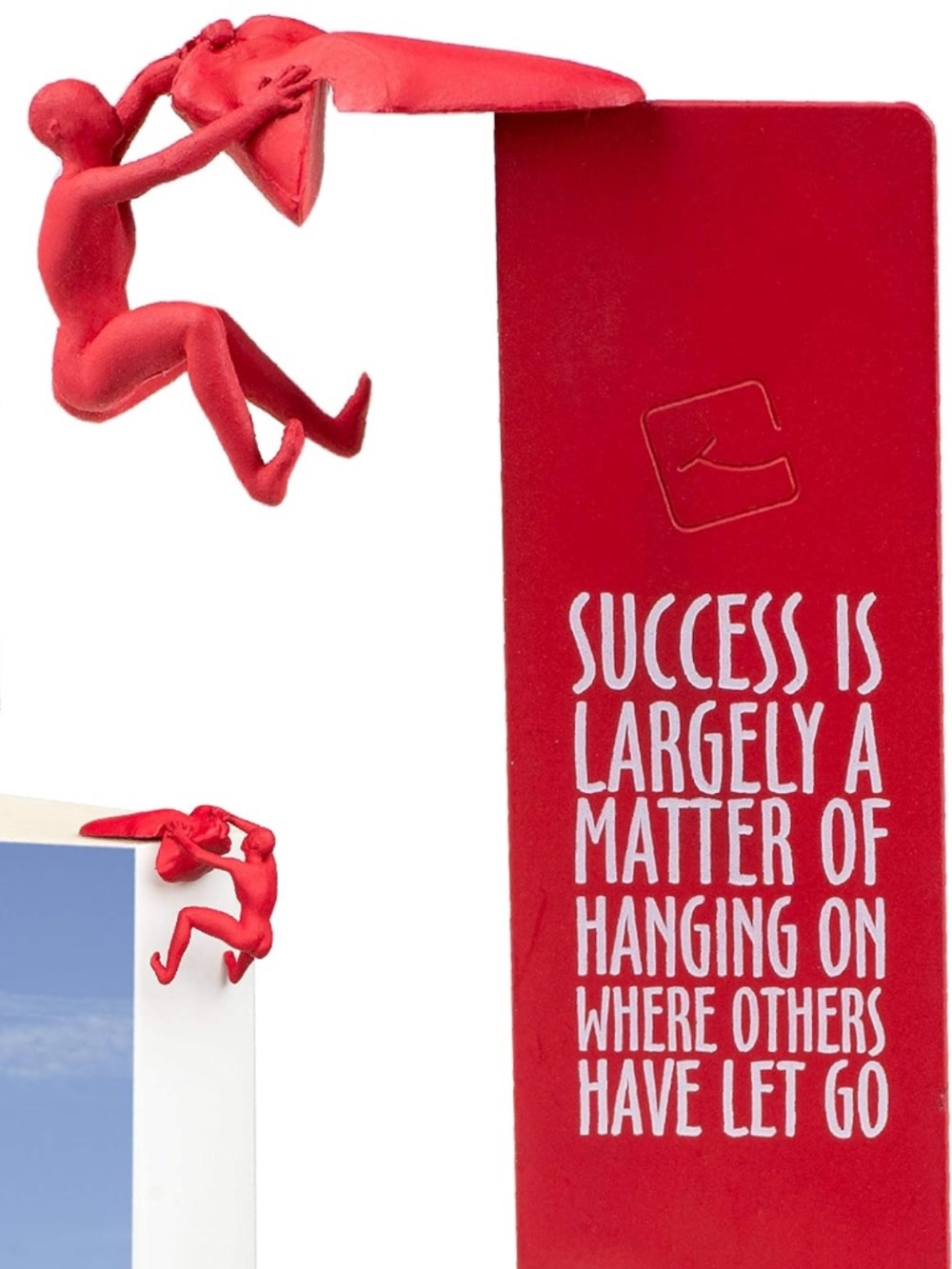 Cliffhangers Bookmark With Inspirational Quote